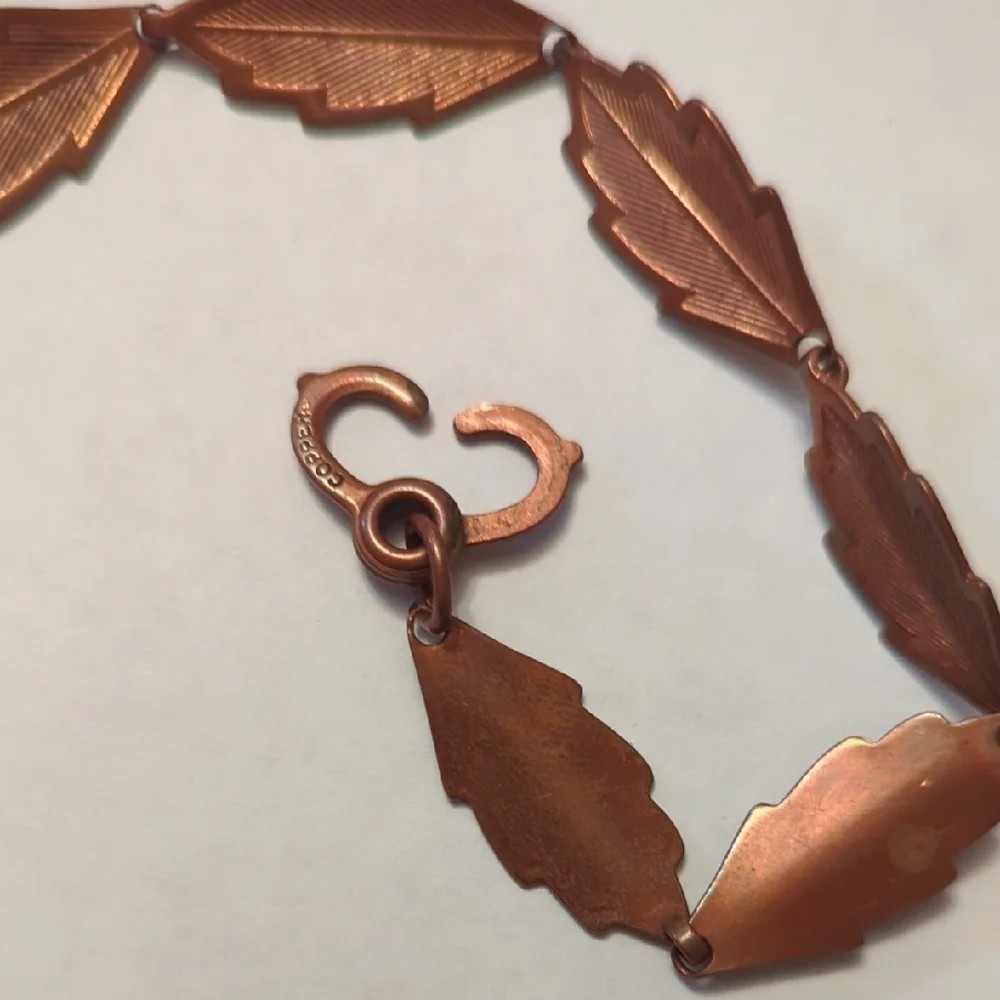 Copper Leaf Bracelet